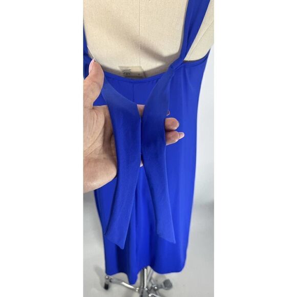 Athleta Womens Size Medium Kokomo Solid Blue Swim Dress Stretch Mini Short Water - Picture 9 of 14